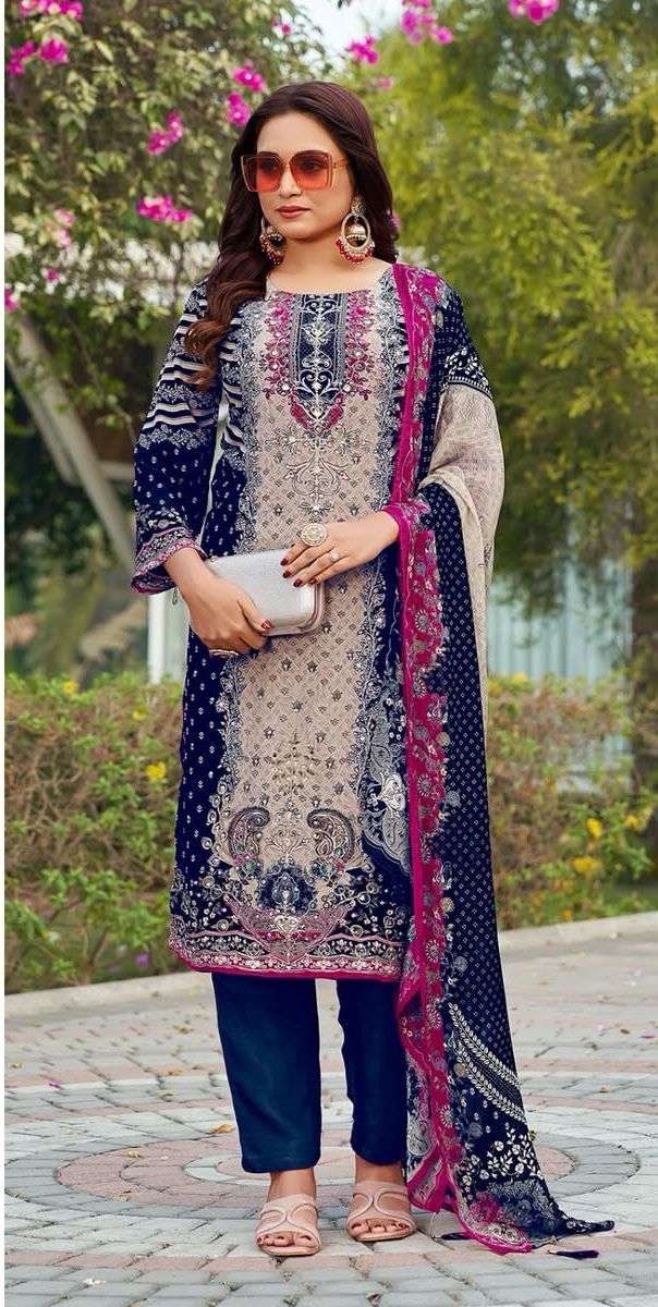 Falah Premium Muslin Collection Code 30201 by Falah Designer Suits